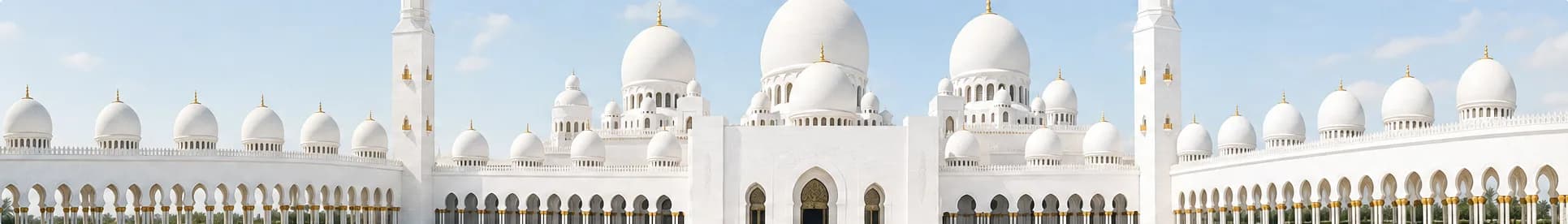 Sheikh Zayed Grand Mosque in Abu Dhabi