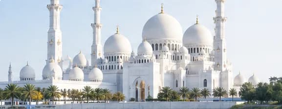 Sheikh Zayed Grand Mosque in Abu Dhabi